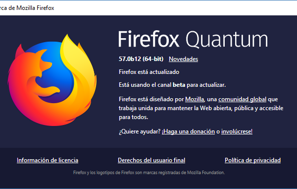Mozilla Firefox Quantum Beta